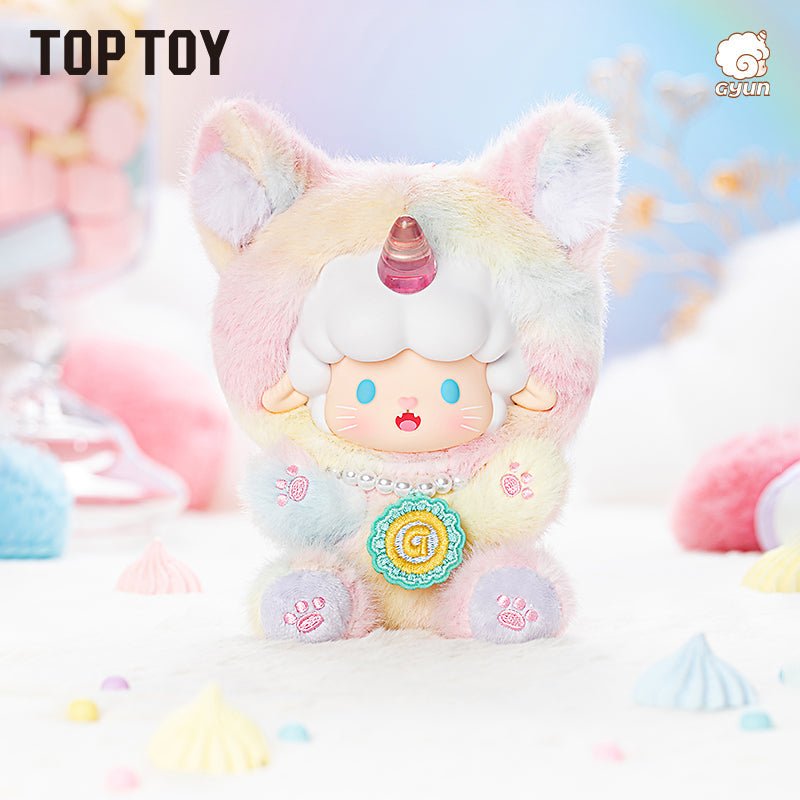 Colorful collectible blind box character from Top Toy Candy Land lineup - Overrated Korean Beauty & More