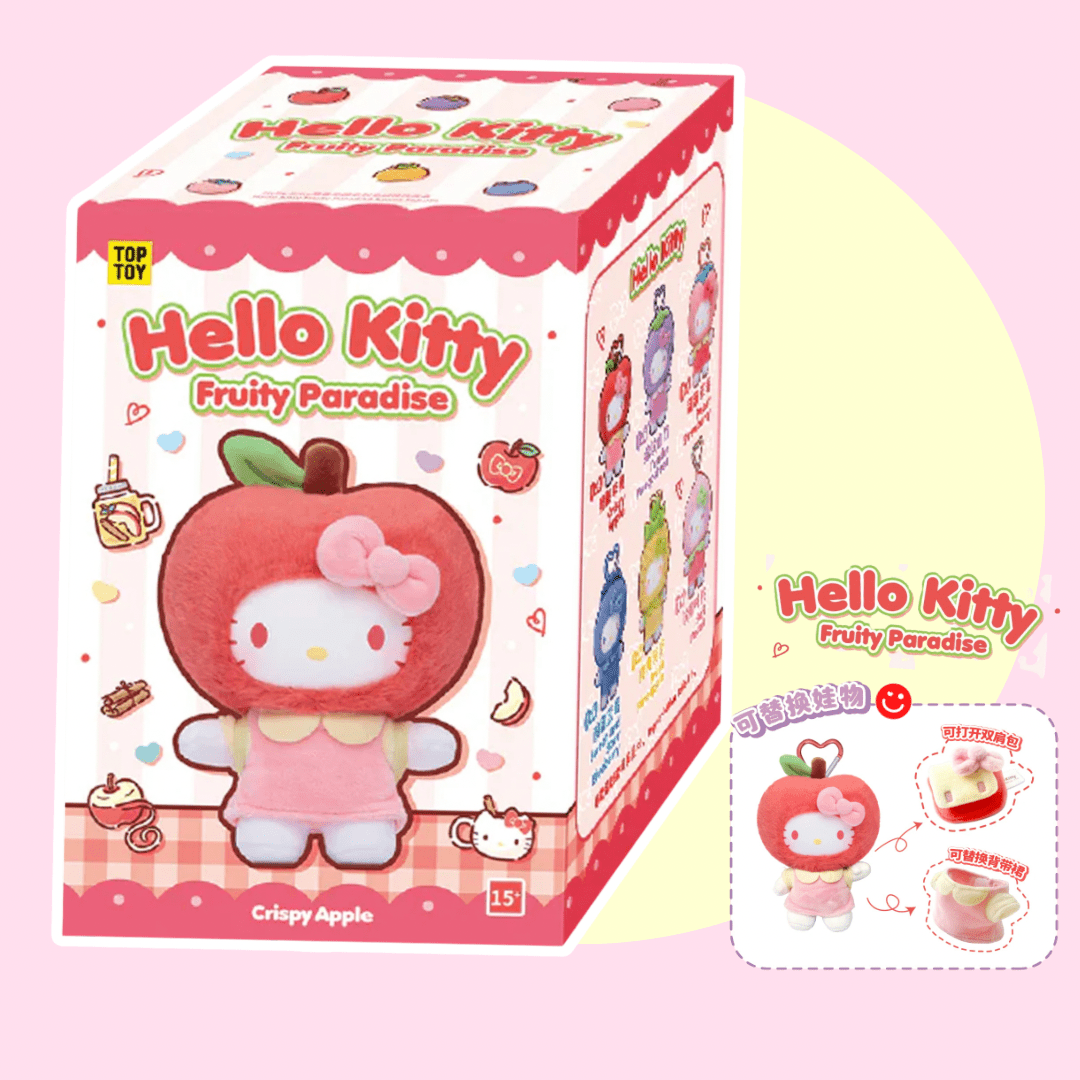 Top Toy Hello Kitty Fruity Paradise Series Plush Pendant Blind Box - OVERRATED