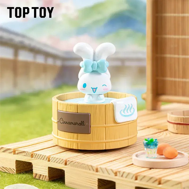 Top Toy Sanrio characters Spinning Hot Spring Series Figures Blind Box - OVERRATED