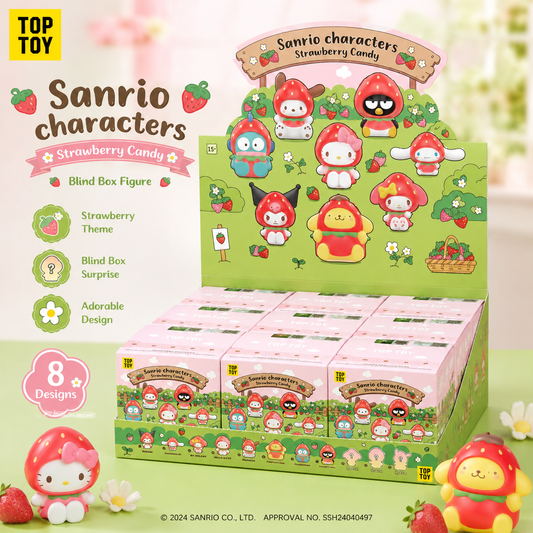 Top Toy Sanrio Characters Strawberry Candy Blind Box - OVERRATED