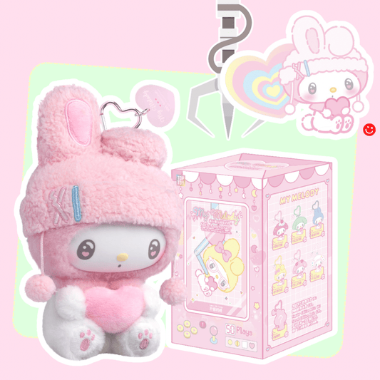 TOP TOY Sanrio My Melody 50th Anniversary Claw Machine Series Plush Blind Box - OVERRATED