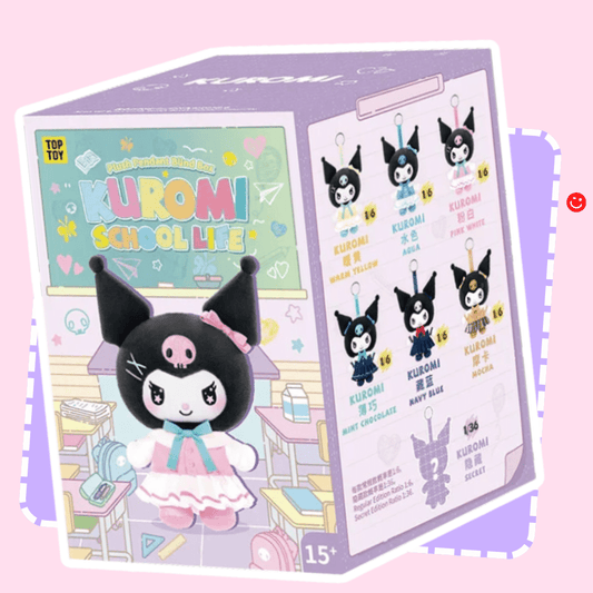 Top Toy x Sanrio Characters Kuromi School Life Series Plush Blind Box - OVERRATED