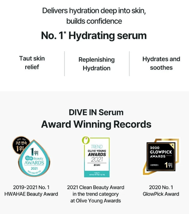 TORRIDEN DIVE - IN Low Molecular Hyaluronic Acid Serum - OVERRATED