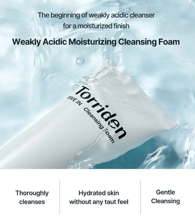 TORRIDEN DIVE - IN Low Molecular Hyaluronic Cleansing Foam - OVERRATED