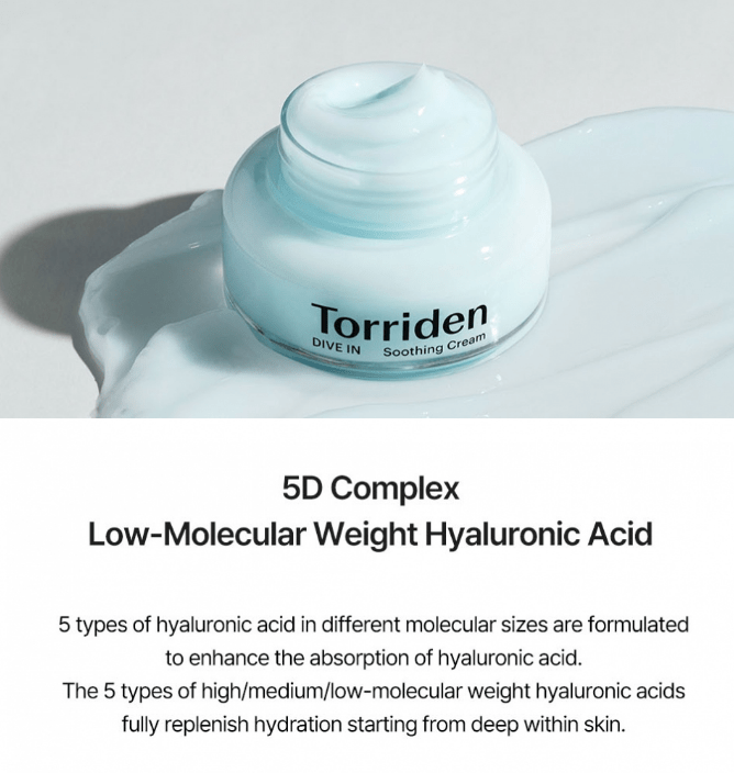 TORRIDEN DIVE - IN Low Molecular Soothing Cream Vegan - OVERRATED