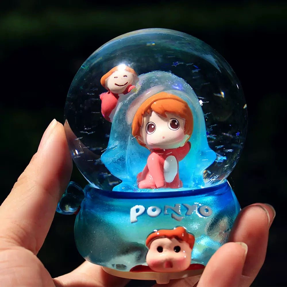 Totoro Forest Spirit Crystal Ball Night Light | Cute Anime Lamp & Desk Decoration - OVERRATED