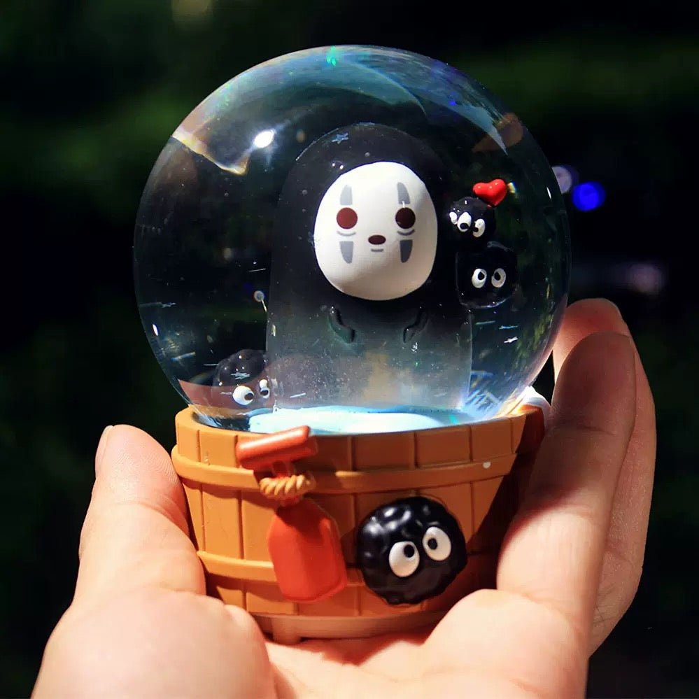 Totoro Forest Spirit Crystal Ball Night Light | Cute Anime Lamp & Desk Decoration - OVERRATED