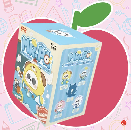 Toy City 400% Mr. Pa Animal's After - School Diaries Series Plush Blind Box - OVERRATED