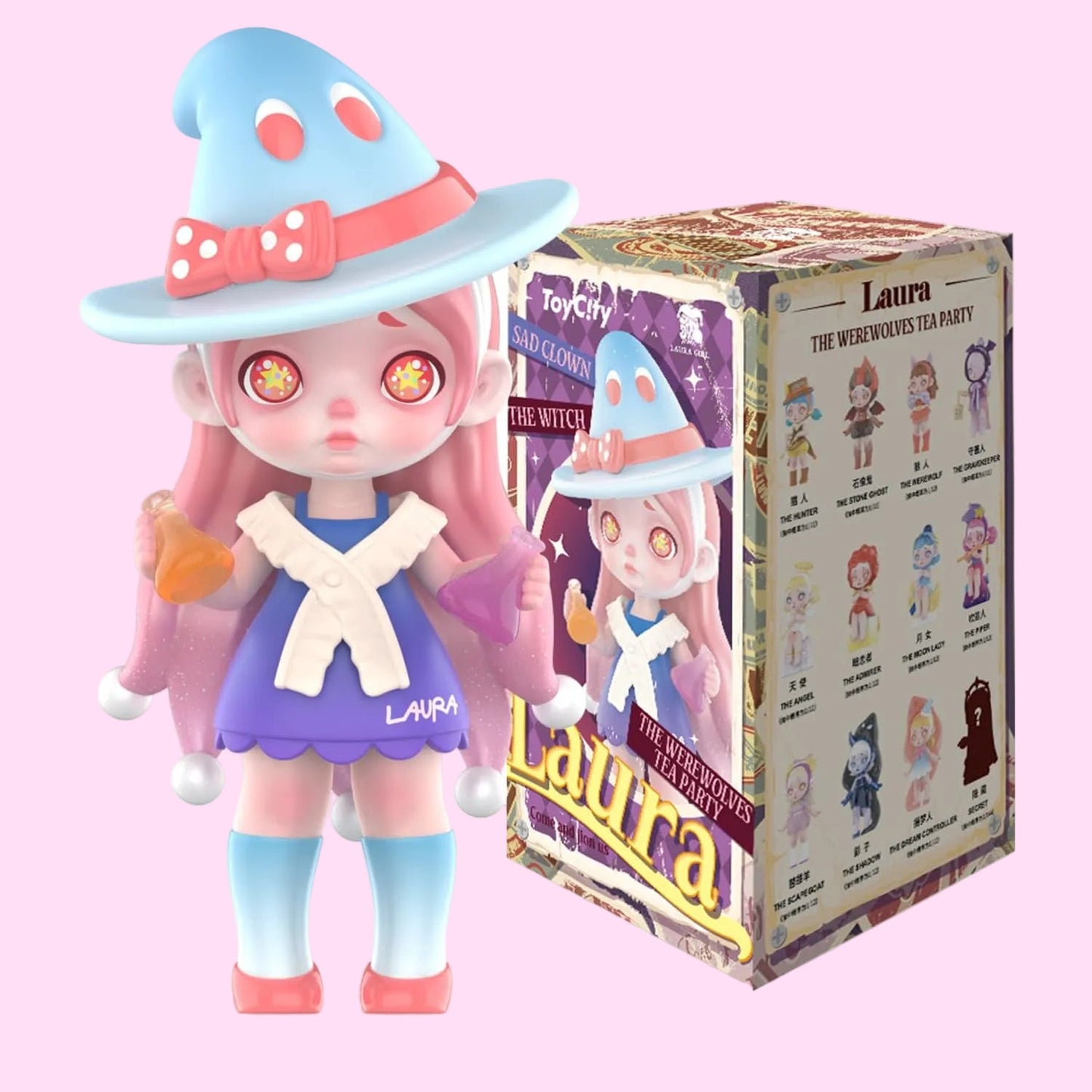 Werewolf blind box gothic Laura figure from Toy City collectible - Overrated Korean Beauty & More