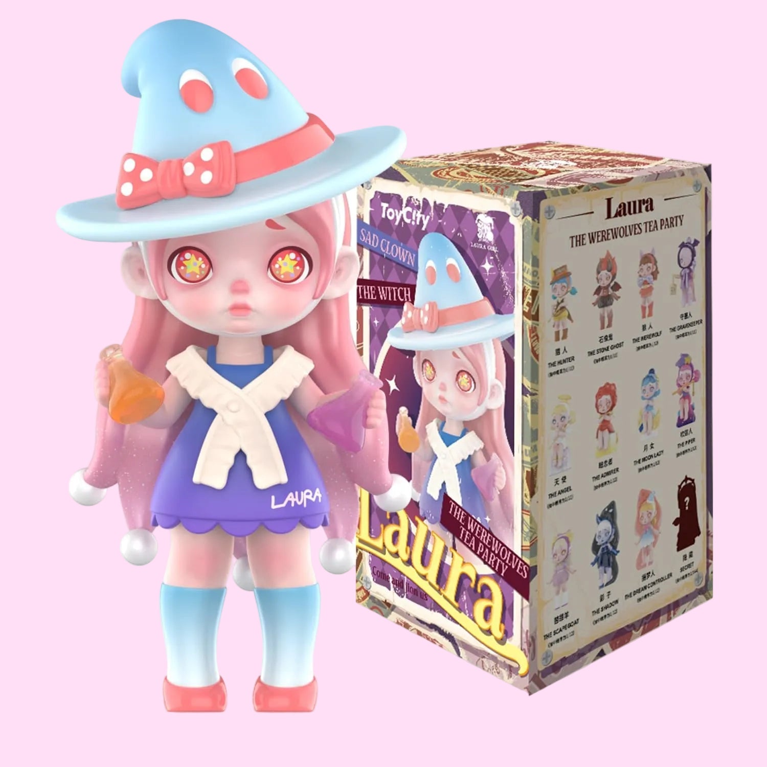 Werewolf blind box gothic Laura figure from Toy City collectible - Overrated Korean Beauty & More