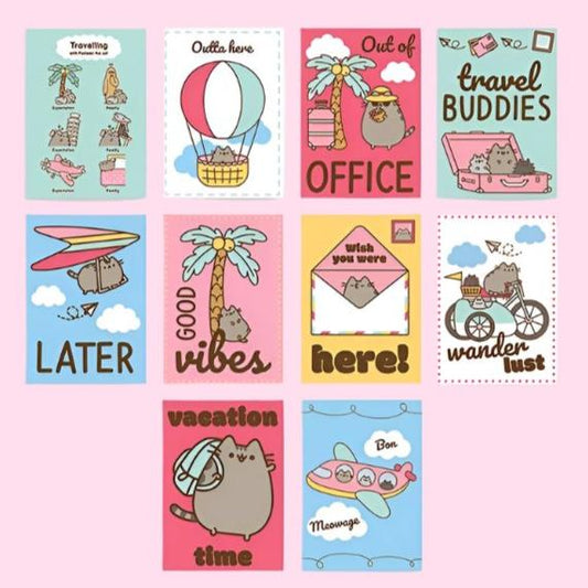 Traveling Pusheen Postcard Set - OVERRATED