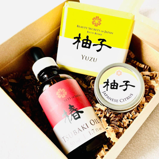 Tsubaki Oil and Yuzu Self - Care Gift Set - OVERRATED