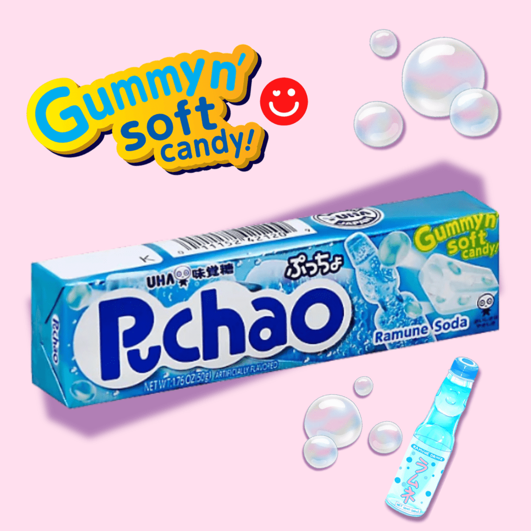 UHA Puchao Ramune Soda Soft Candy - OVERRATED