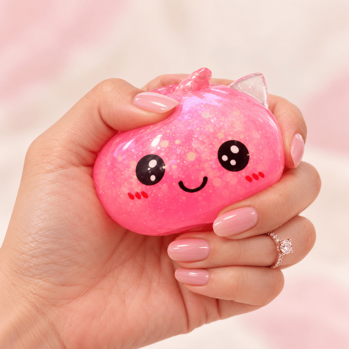 Unicorn Dumpling Squishy – Glittery Mystery Squishy Toy - OVERRATED