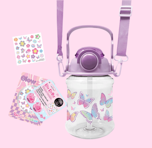 Y2K Butterfly Water Bottle - OVERRATED
