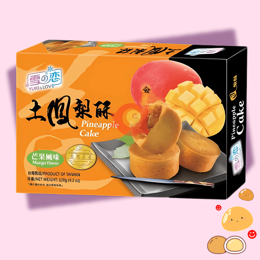 Yuki & Love Pineapple Cake Mochi - OVERRATED