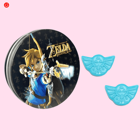 Legend of Zelda candy Hyrule Kingdom tin collectible front - Overrated Korean Beauty & More
