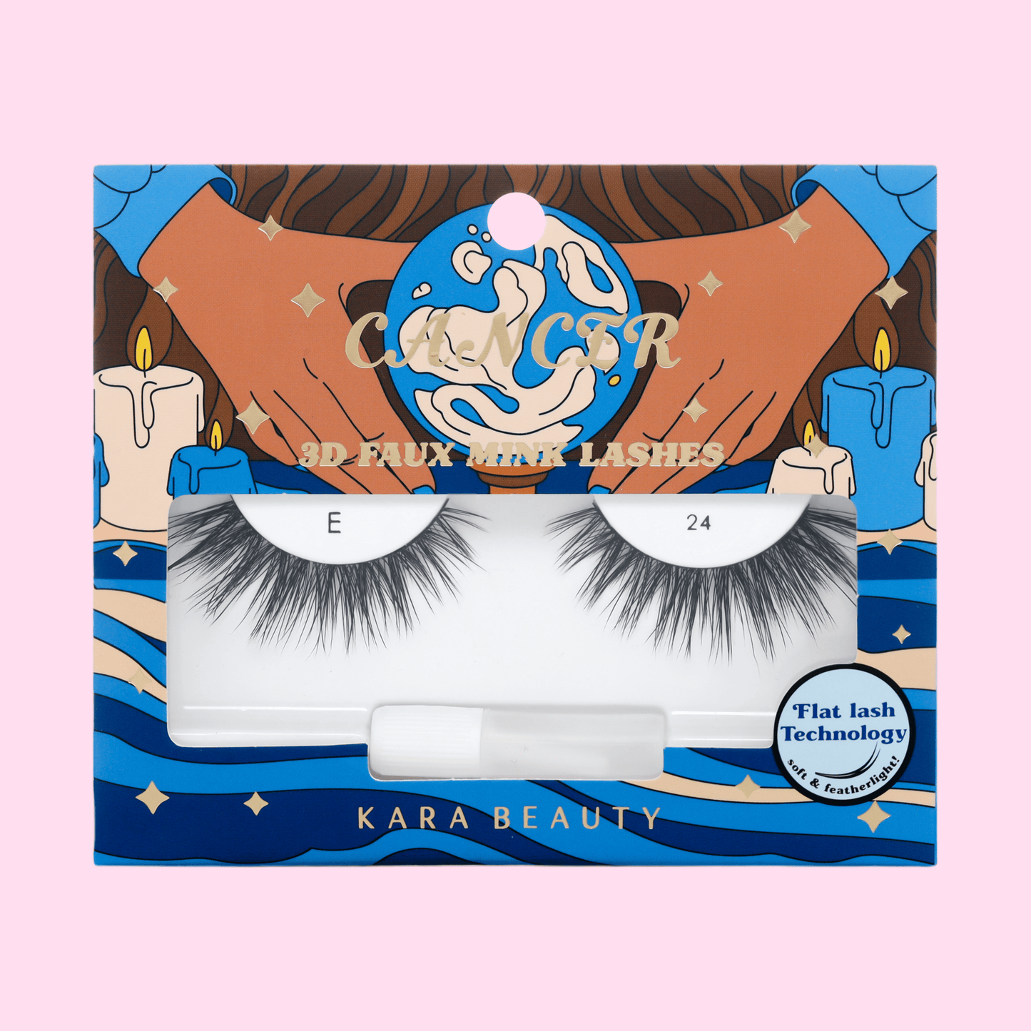 ZODIAC 3D Faux Mink Flat/Cashmere False Eyelashes: Pisces - OVERRATED