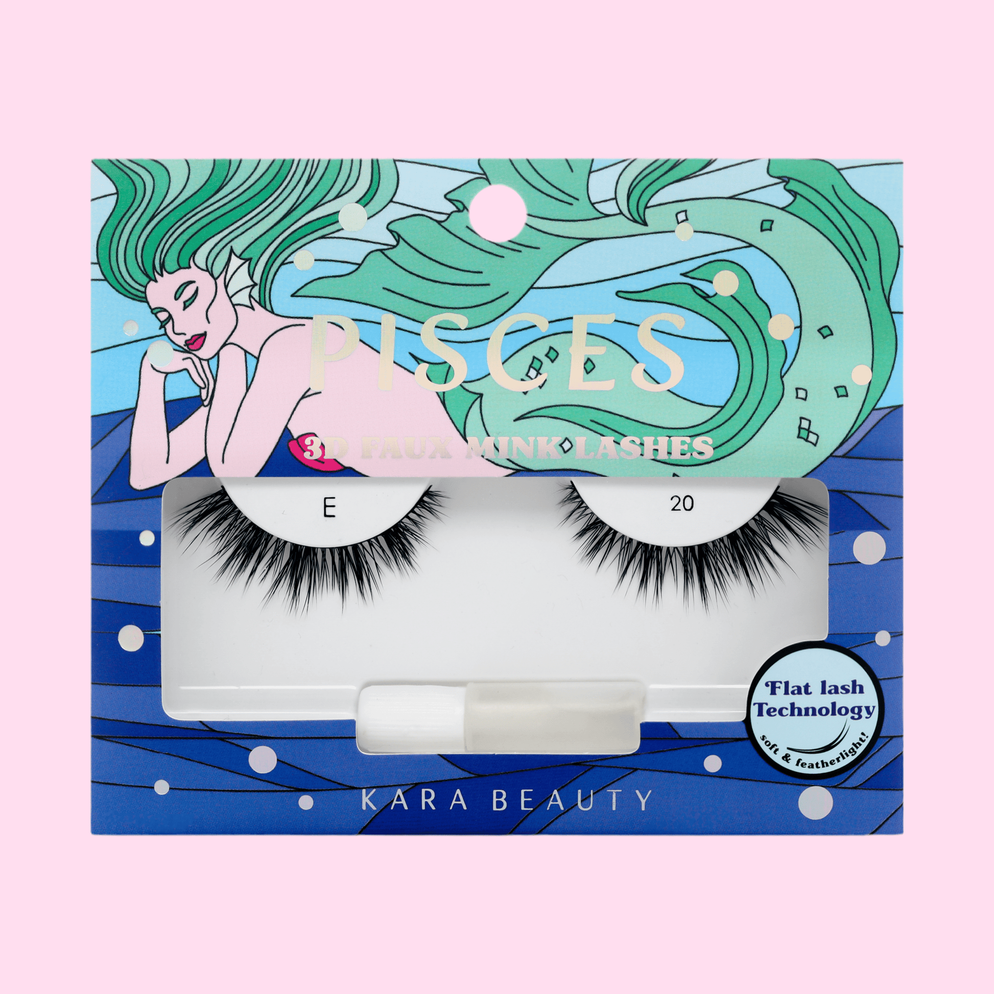 ZODIAC 3D Faux Mink Flat/Cashmere False Eyelashes: Pisces - OVERRATED