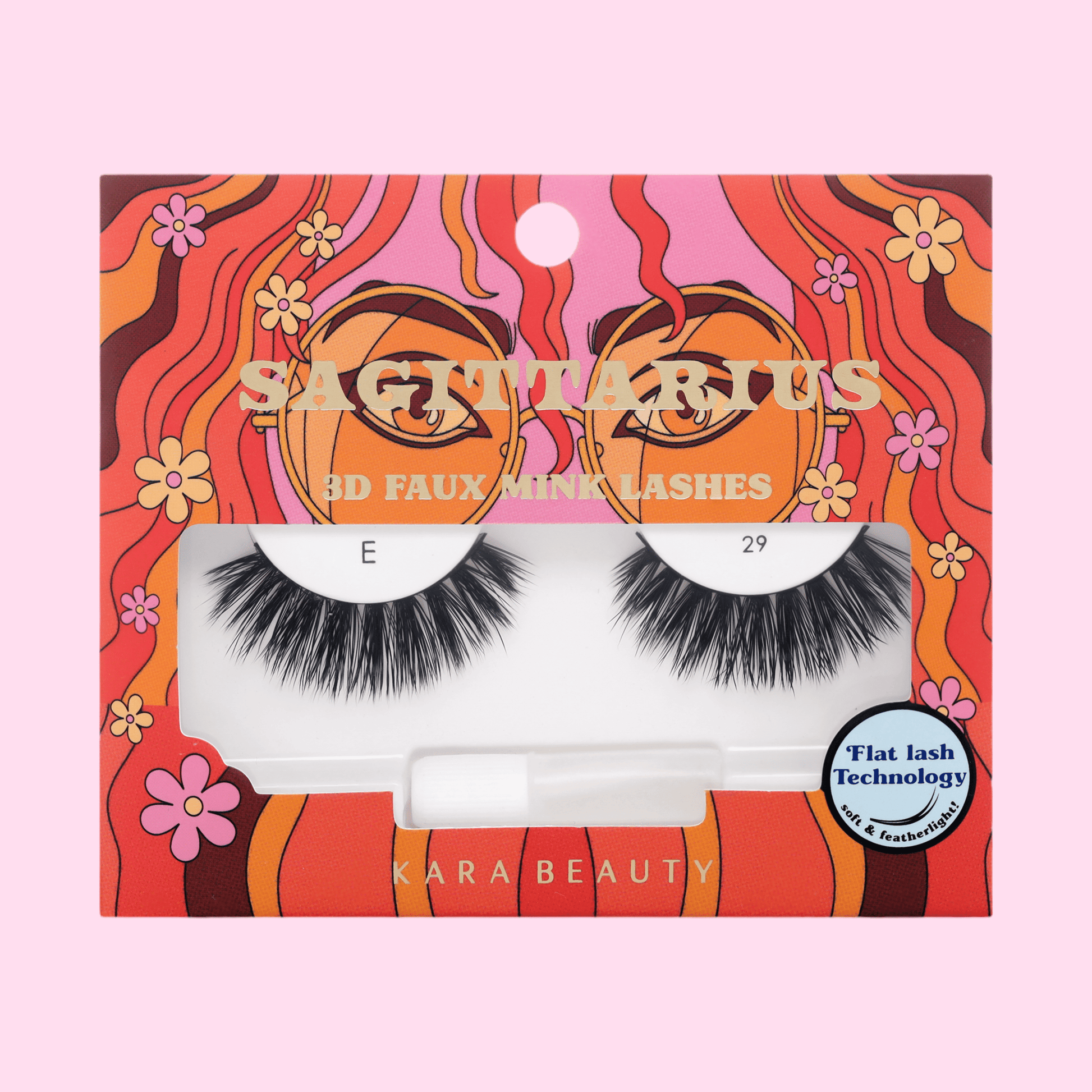 ZODIAC 3D Faux Mink Flat/Cashmere False Eyelashes: Pisces - OVERRATED