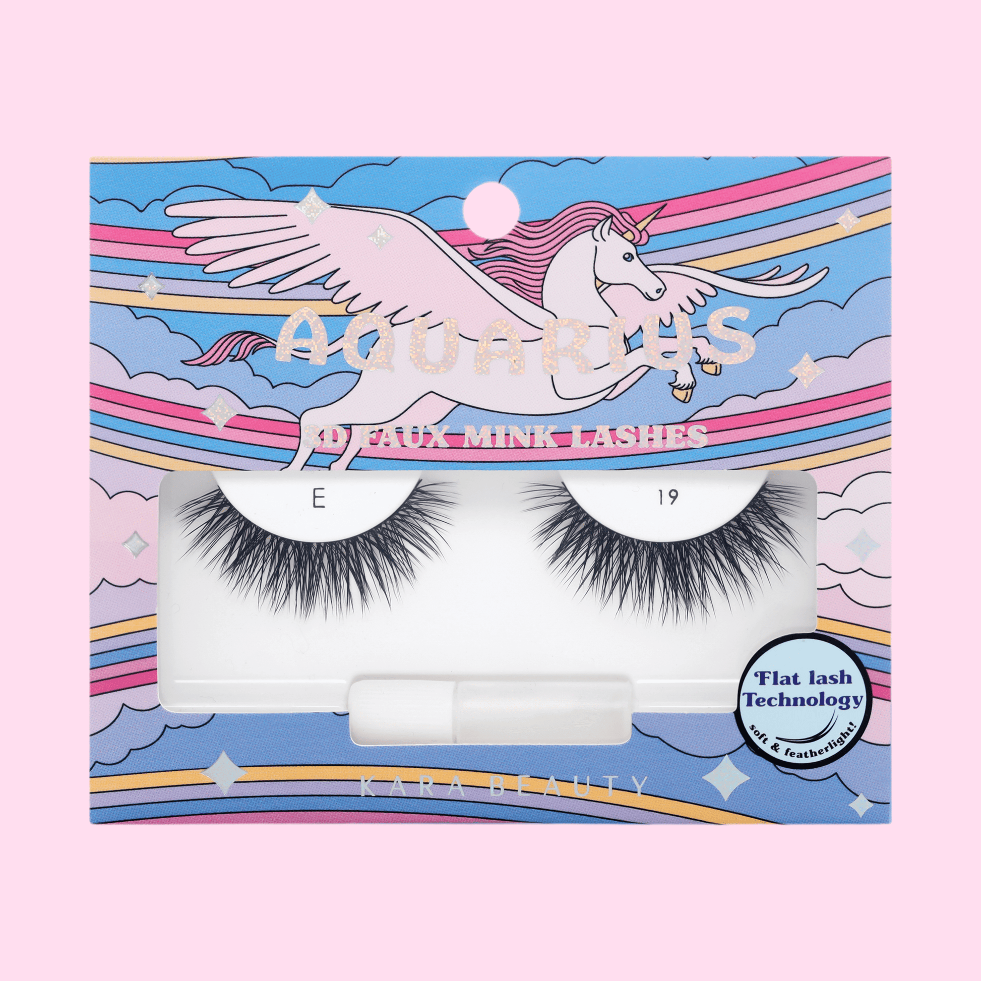 ZODIAC 3D Faux Mink Flat/Cashmere False Eyelashes: Pisces - OVERRATED