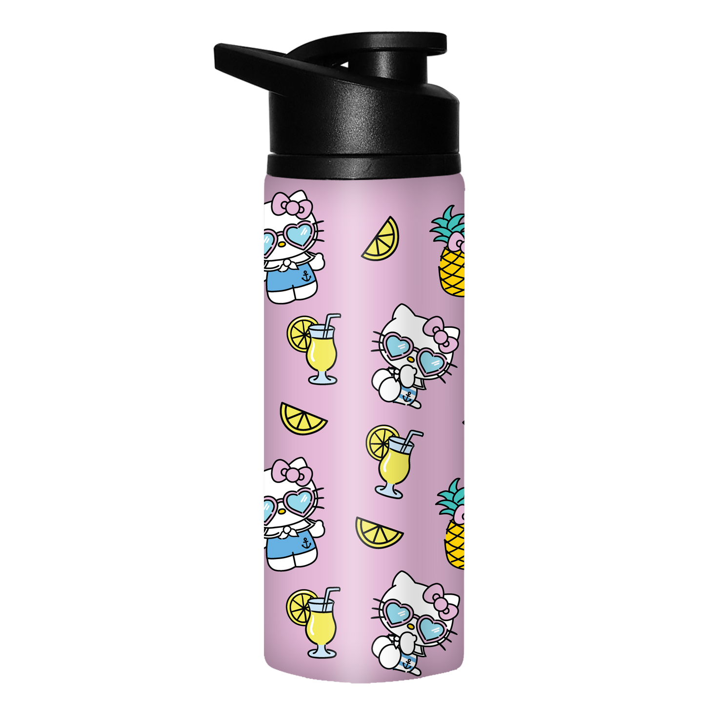 Hello Kitty Pineapples 25oz. Stainless Water Bottle