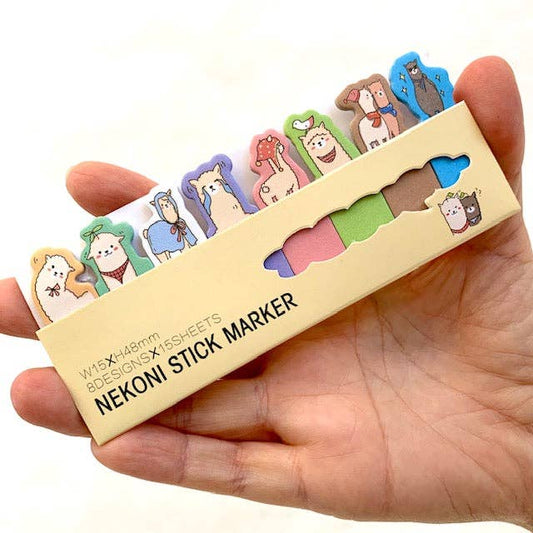 Nekoni Llama Sticky Notes