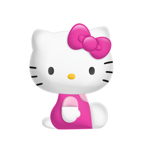 Hello Kitty Seated Pink Outfit Large Ceramic Coin Bank