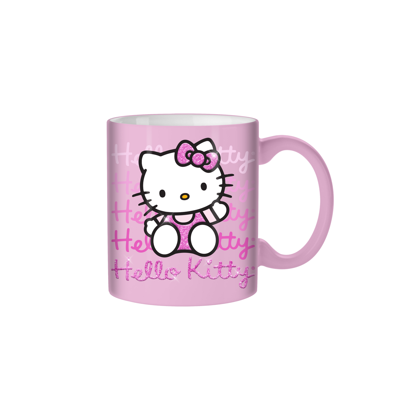 Hello Kitty Gradient Glitter 20oz Ceramic Mug