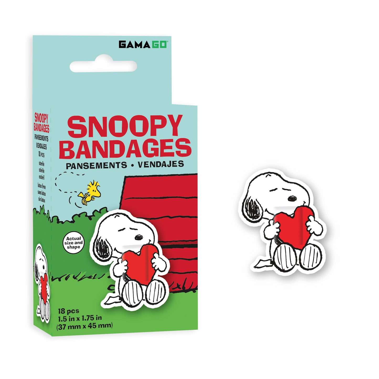 Peanuts Snoopy Adhesive Bandages