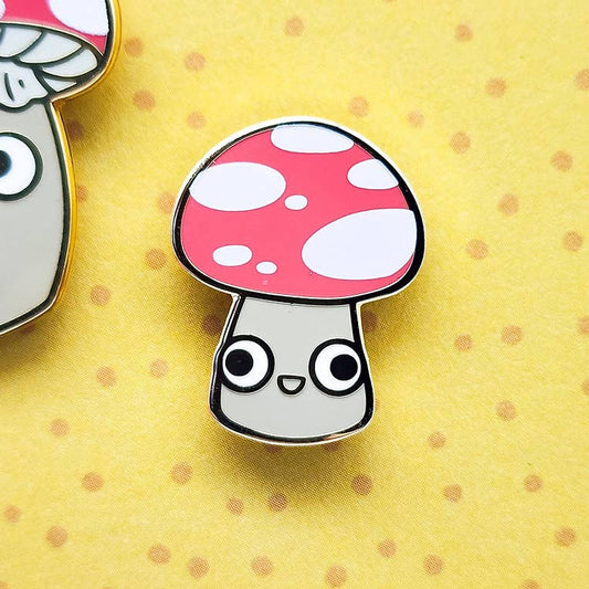 Mini Shroomie Enamel Pin