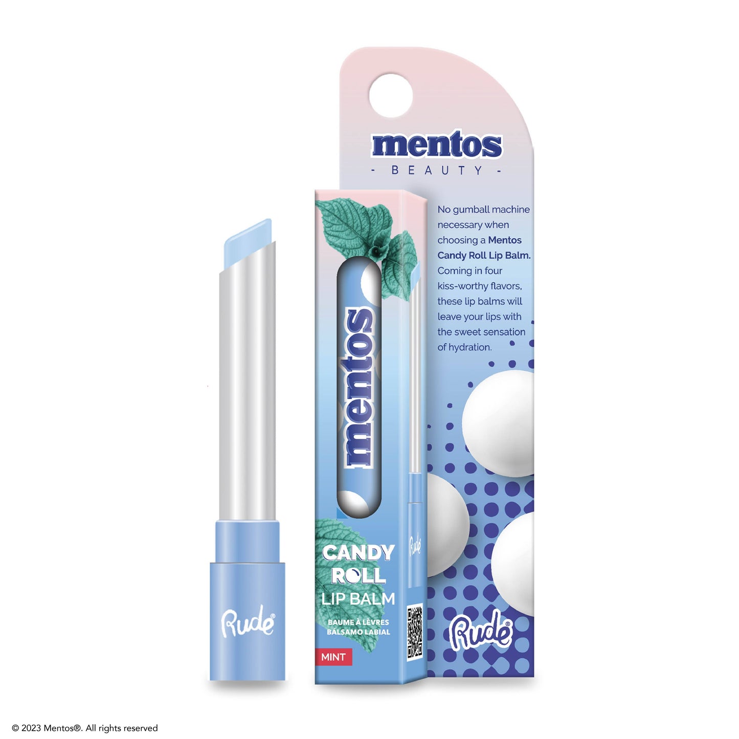 Mentos Candy Roll Lip Balm: Mint