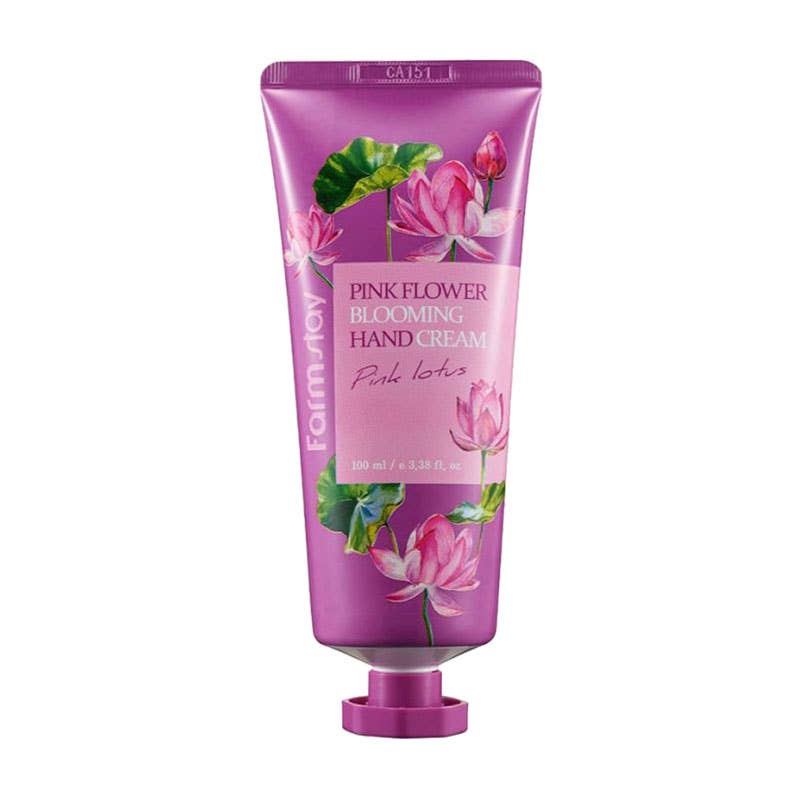 Farmstay Pink Flower Blooming Hand Cream Pink Lotus