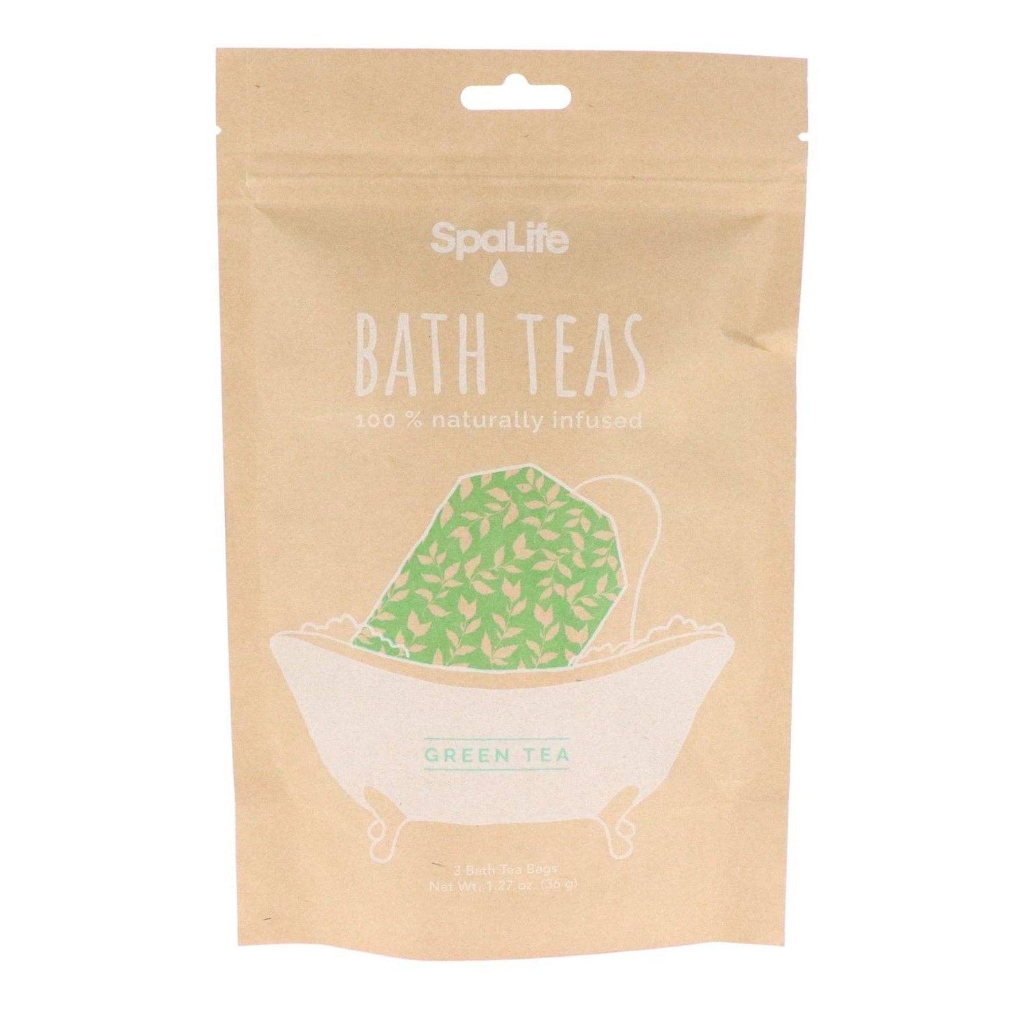 SPA LIFE 100% Natural Infused Bath Green Tea