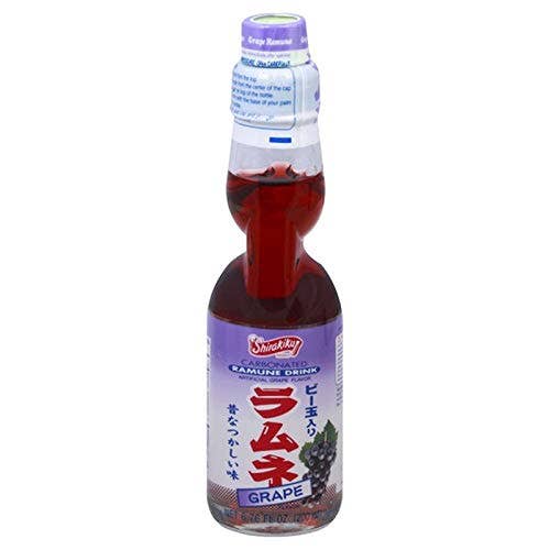 Shirakiku Grape Ramuné, Premium Carbonated Soft Drink