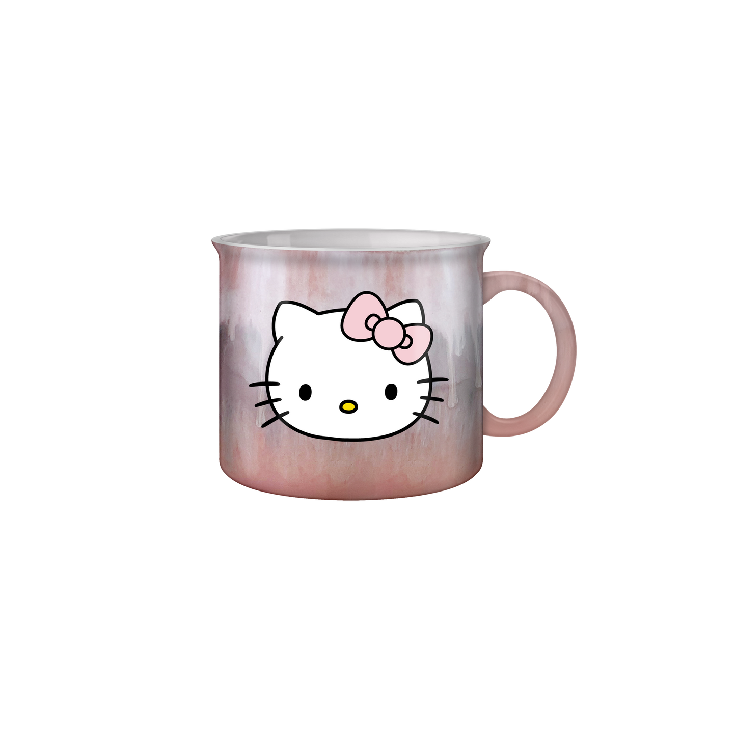 Hello Kitty Bow Reactive Glaze 20oz Ceramic Camper Mug