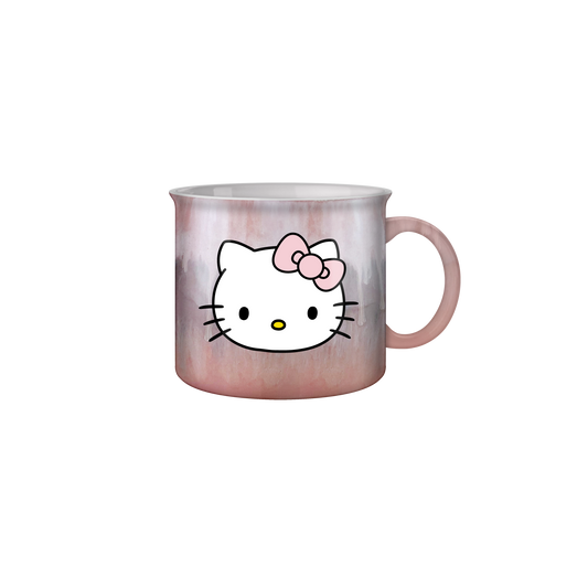 Hello Kitty Bow Reactive Glaze 20oz Ceramic Camper Mug