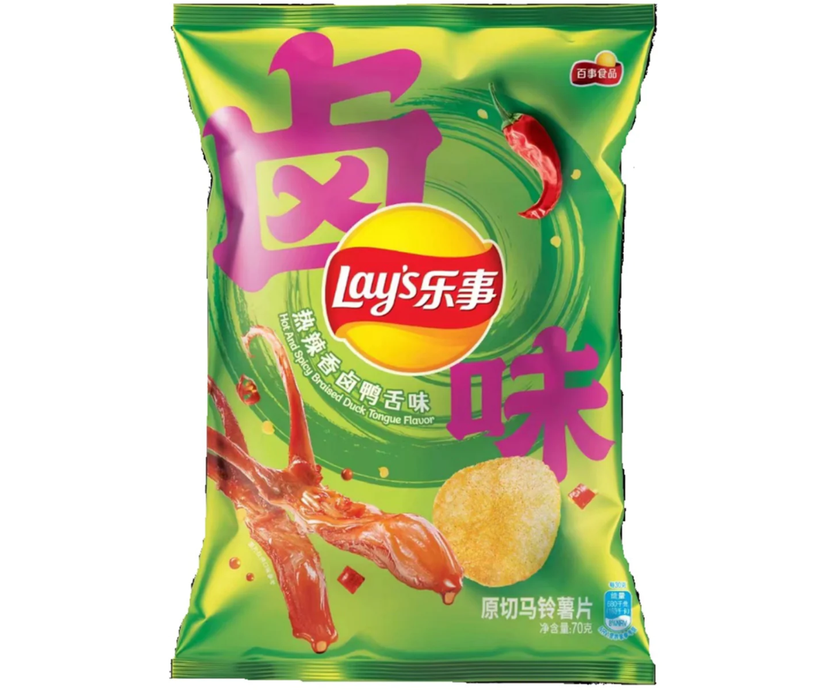 Lay's Hot and Spicy Braised Duck Tongue- 70g