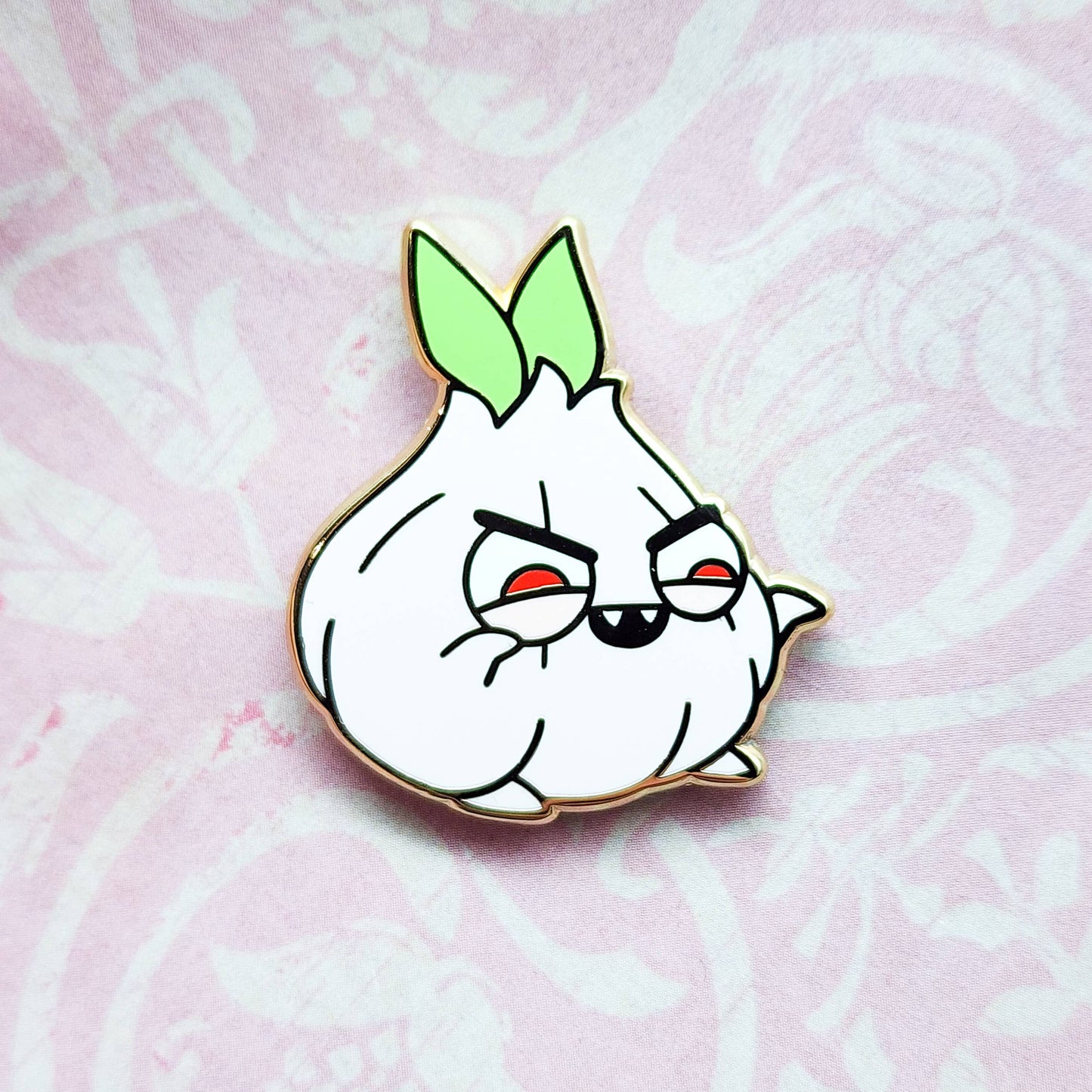 Vampire Garlic Enamel Pin