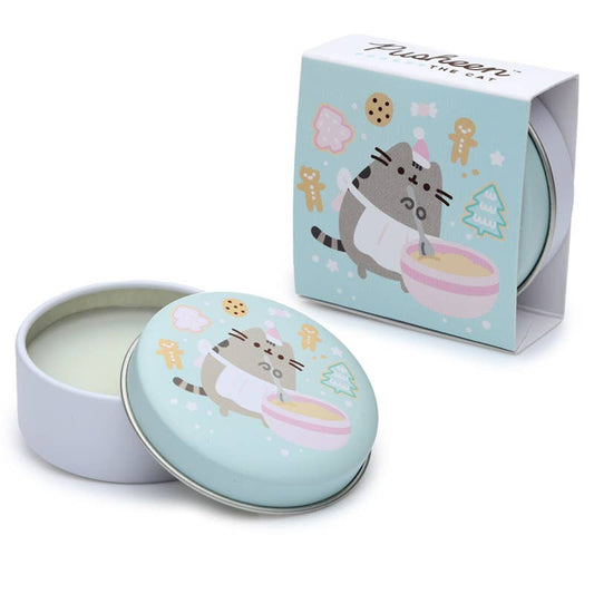 Pusheen Cat Christmas Lip Balm in a Tin