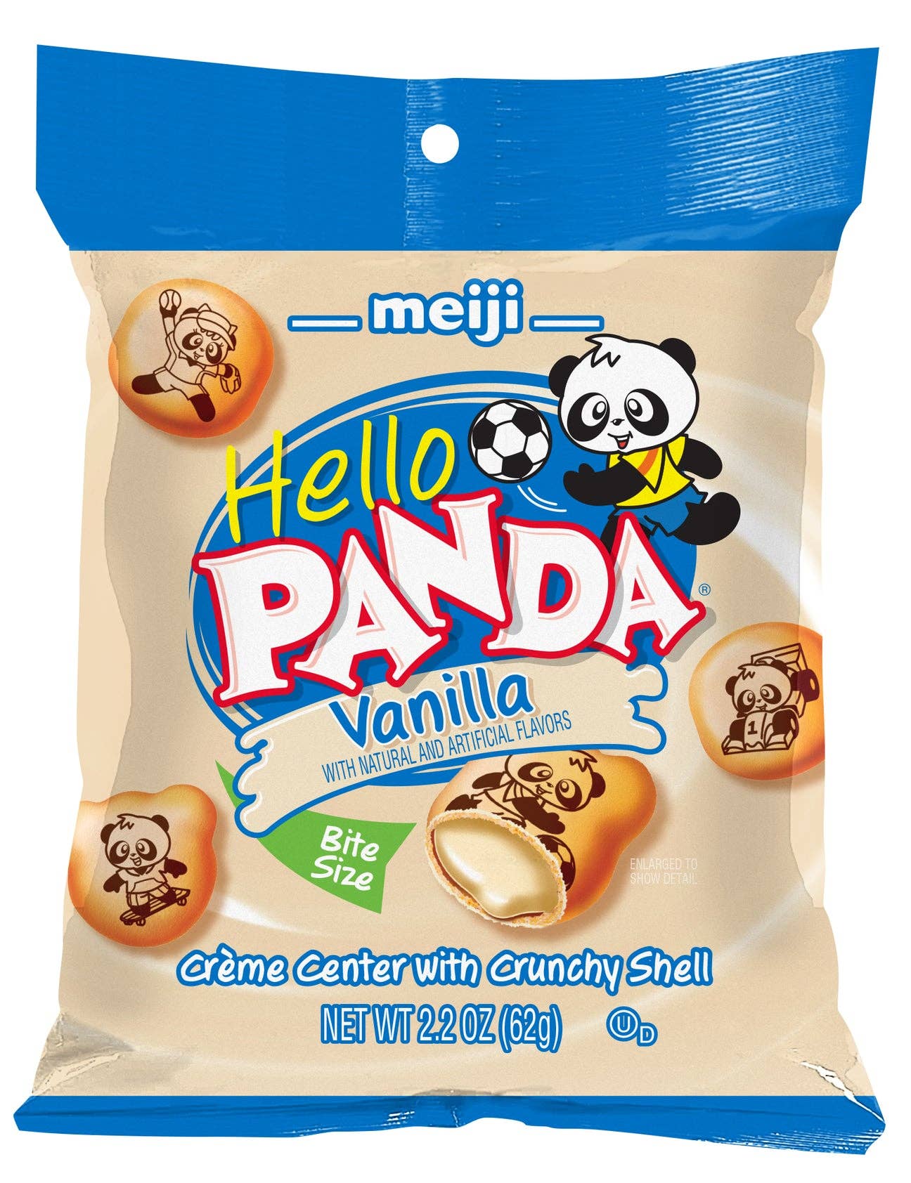 Meiji Hello Panda, Vanilla 2.2oz Bag