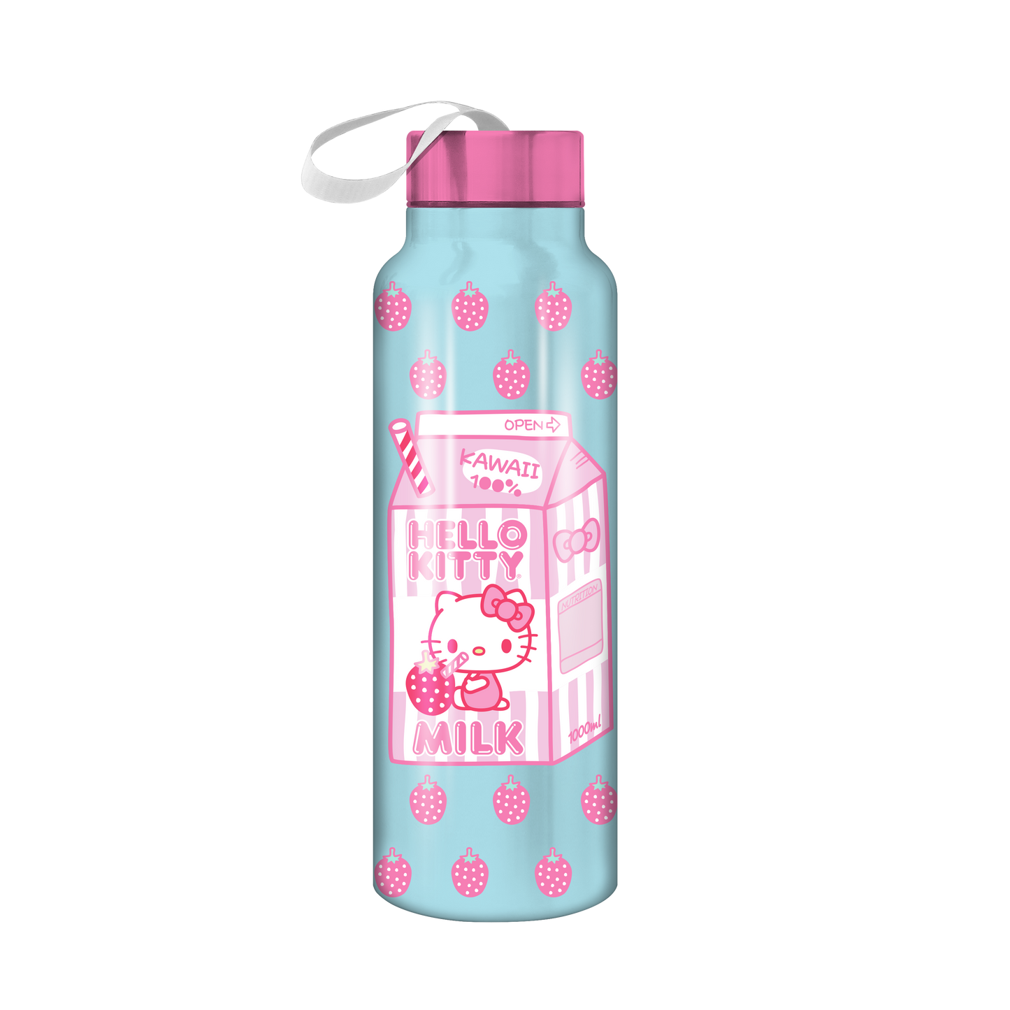 Hello Kitty Strawberry Milk 27oz Stainless Steel Waterbottle