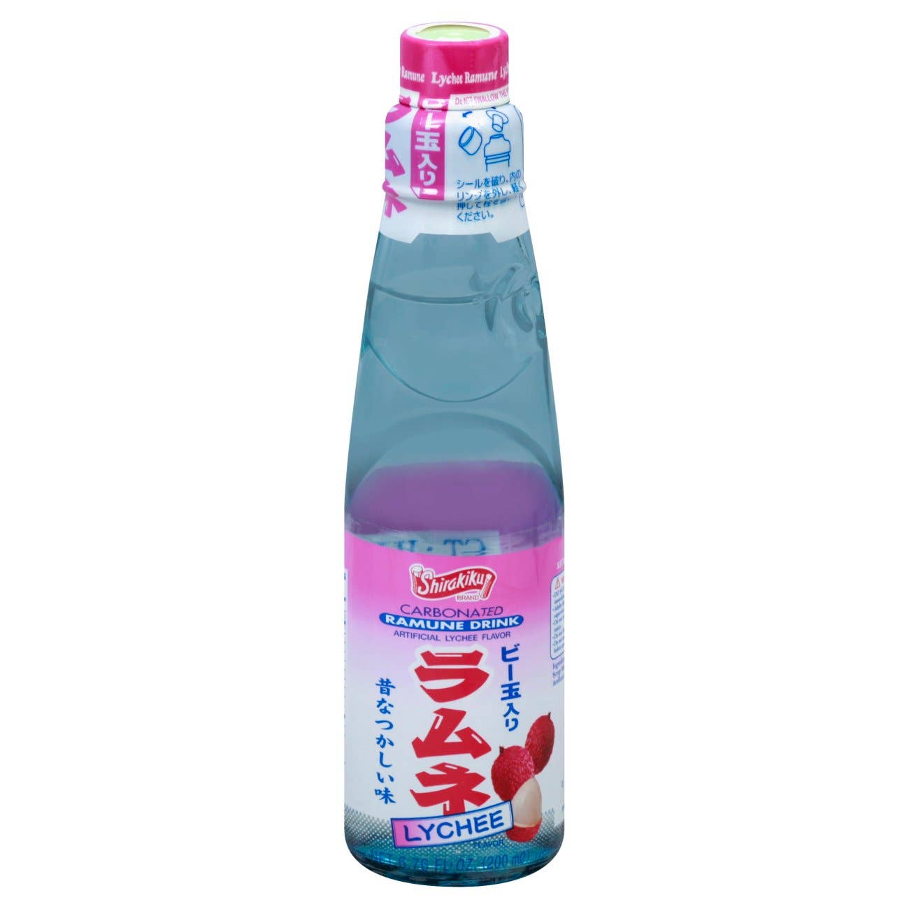 Ramune Lychee, 6.76oz Glass Bottle