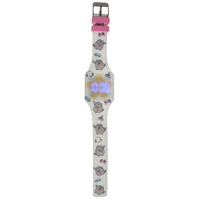 Pusheen Cat Silicone Digital Watch White