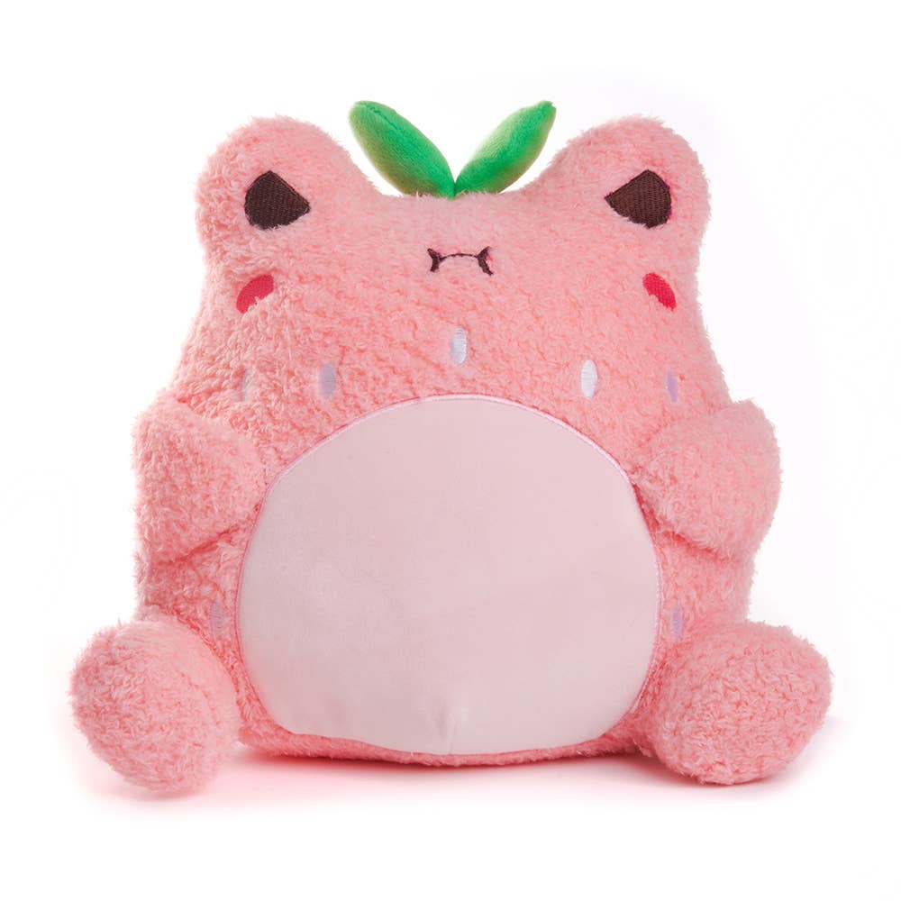 Kawaii Strawberry Wawa Cute Pink Frog Plushie