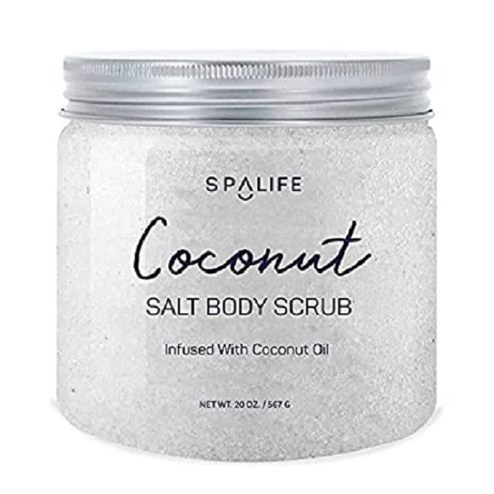 Coconut Salt Body Scrub Infused with - Coconut Oil