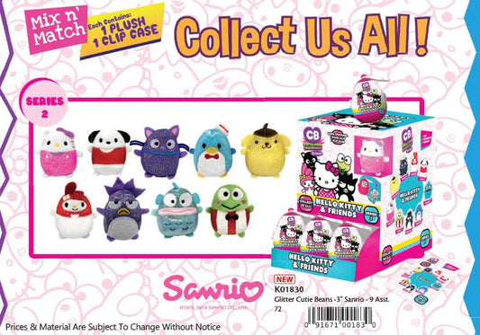 CUTIE BEANS GLITTER SANRIO CHARACTERS BLIND BOX